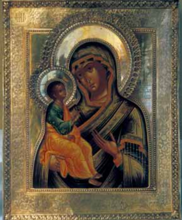 Иерусалимская икона Божией Матери, подаренная храму
Рождества Христова в Измайлове архимандритом Иоанном
(Крестьянкиным) в 1998 г.